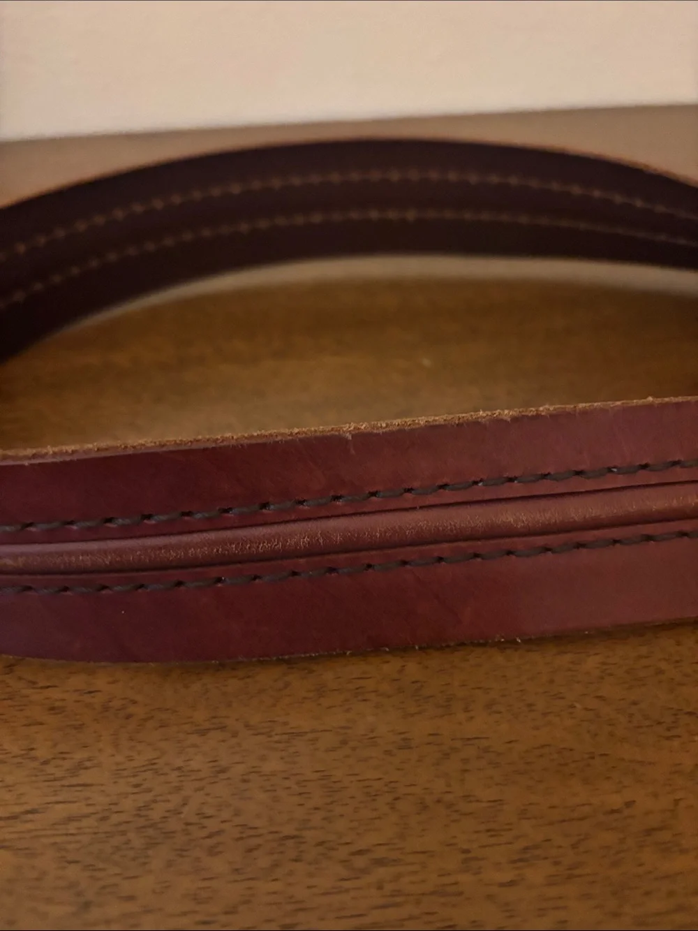 Lucky Brand Rustic Brown 2”detailed Leather Belt with Distressed Metal Buckle 36